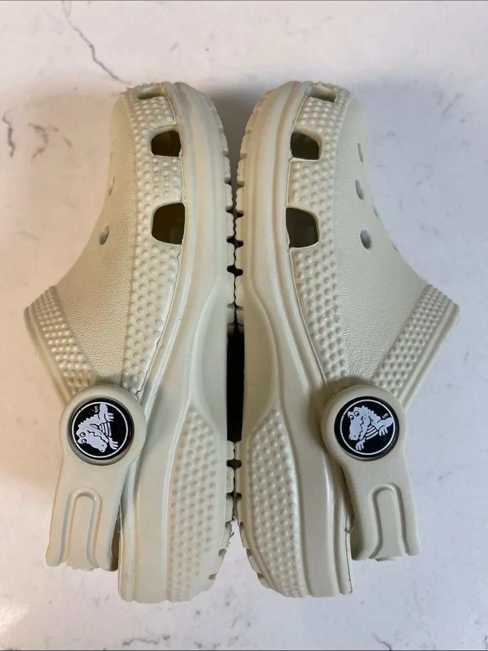 Crocs Toddler Classic Clog Style 206990 Bone - Beige ? Size 8